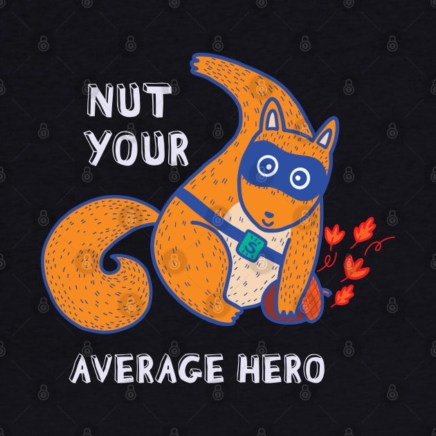 Squirrel superhero landing by awesomesaucebysandy